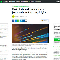 M&A: Aplicando analytics na jornada de fuses e aquisies